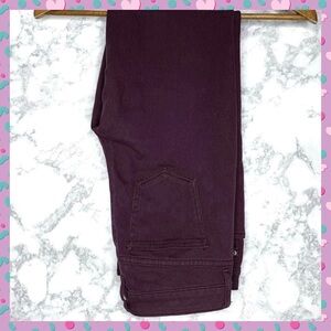 Ellen Tracy Dark Purple Y2K Crop Ankle Denim Jeans Women’s 4